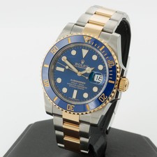 AS-IS Rolex Submariner "Bluesy" Ref. 116613 40mm Wristwatch #W283096-1