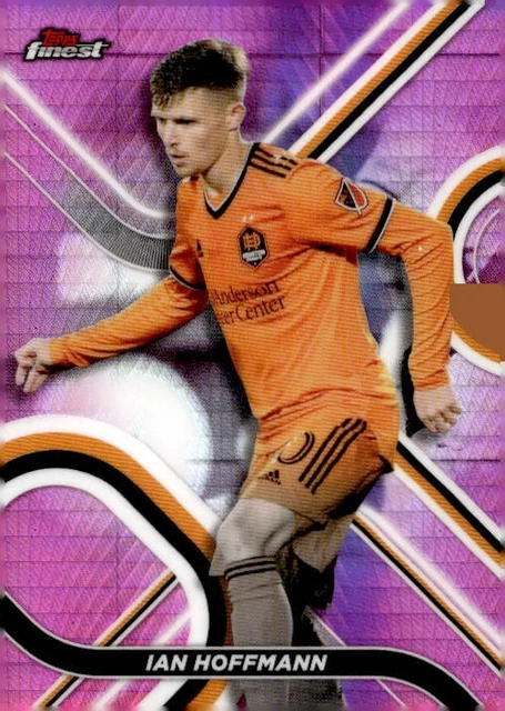 2022 Finest MLS Ian Hoffmann Pink Prism Refractor /125 Houston Dynamo