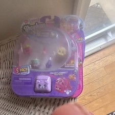 Shopkins Season 5 5 Pack Collect Connect Cat Backpack Set Age 5 Toy