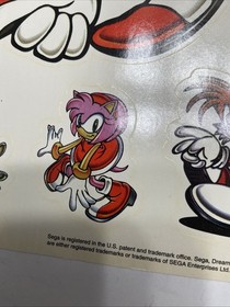 Promotional Sonic Adventure Stickers -Dreamcast- Electronic Gaming Monthly 1999