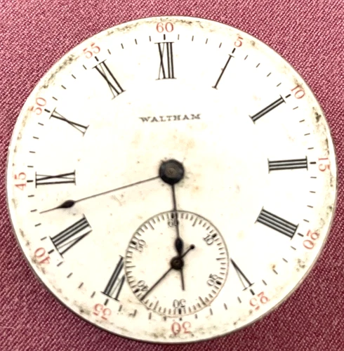 Antique Waltham Sidewinder Pocket Watch  15 jewels