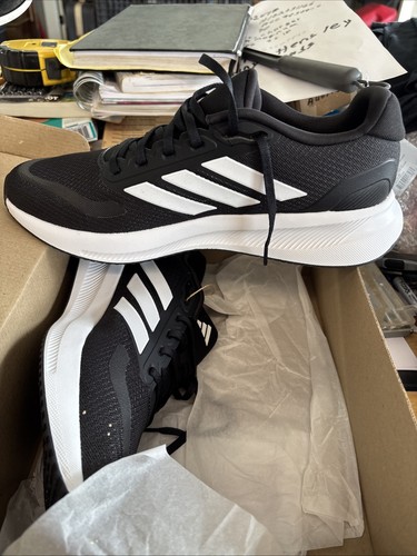 adidas shoes men Run falcon Size 11 In Black For(APS)