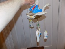Vintage Mother Goose Plastic Mobile Crib Toy with Original Box