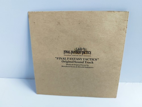 FINAL FANTASY TACTICS Original Soundtrack OST w/Box and Poster SQUARE SOFT JAPAN - Foto 10 di 14