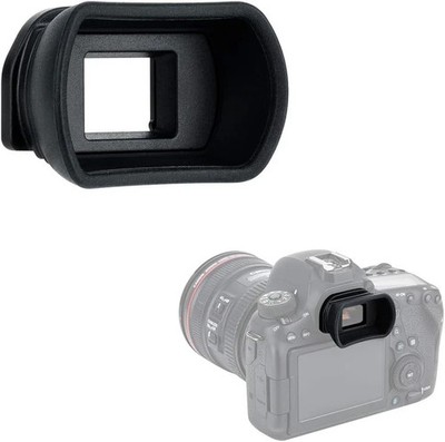 Kiwifotos Long Soft Viewfinder Eyecup Eyepiece for Canon EOS 90D 80D 70D 60D 77D