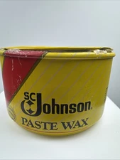 SC Johnson Paste Wax Can Opened Original Formula Discontinued