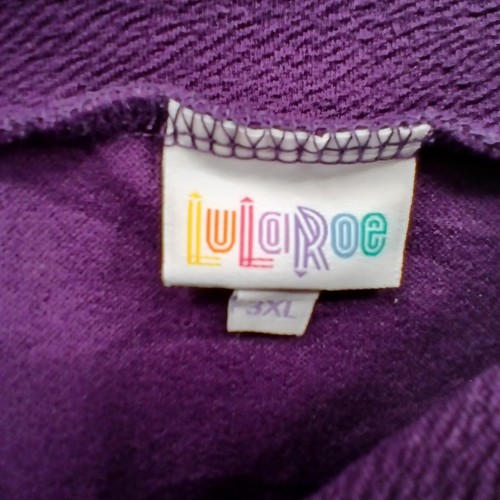 Lularoe lila kurzer knielanger Bleistiftrock Übergröße 3XL - Bild 3 von 3