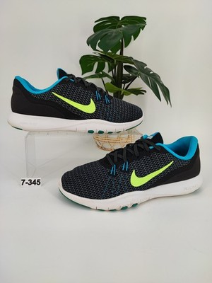 Nike Women's Flex Trainer Black Mesh Running Shoes Size 7.5 US