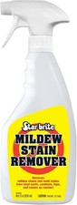 22 OZ Multi-Surface Mildew Stain Remover - Easy Spray Cleaner for Home & Boats 1.25 per fl oz