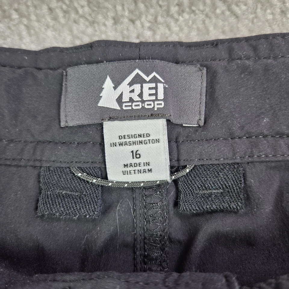 Туристические шорты REI Co-op Sahara лот (2) женские размер 16 серые зеленые грузовые - Изображение 4 из 4