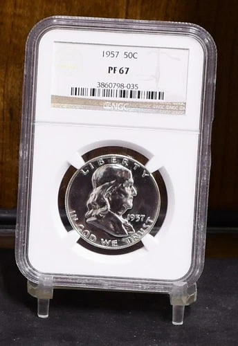 1957 Franklin Half Dollar - NGC Pf67 (#60407-L)