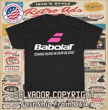 New Tee Shirt Babolat Tennis Sports Logo Men's T-Shirt American T-Shirt