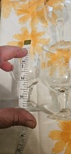 A Bundle of Three Small Glasses for Liquer Or Sherry Type Drinks Vintage