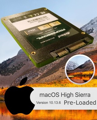 256GB 2.5'' SSD | macOS High Sierra 10.13 Pre-Loaded | MACBOOK PRO 2010 2011 2012