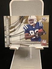 2009 Donruss Elite Zoning Commission Marvin Harrison #10 Gold 327/899
