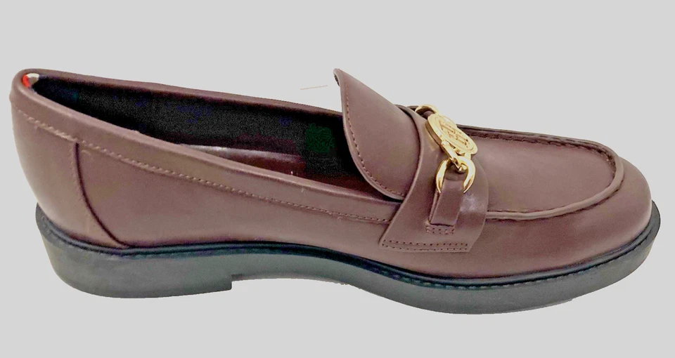 Женские мокасины Tommy Hilfiger Twterina 353 / размер 10 М без шнуровки / бордовые - Изображение 4 из 4