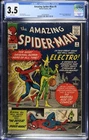 Amazing Spider-Man #9 CGC VG- 3.5 White Pages 1st Full Appearance of Electro!