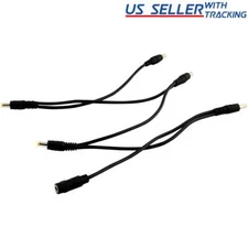 1:5 DC Daisy-Chain Power Splitter Cable 1 Female to 5 Male 5.5x2.1mm