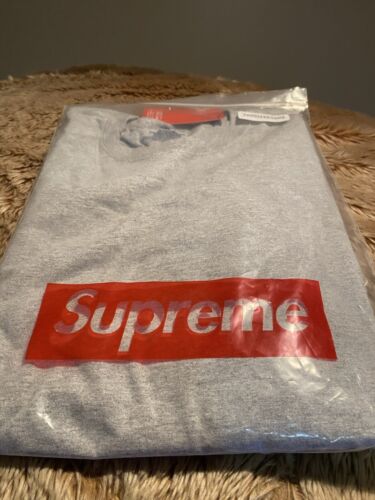 Supreme x champion Long Sleeve Shirts Grey XL | eBay