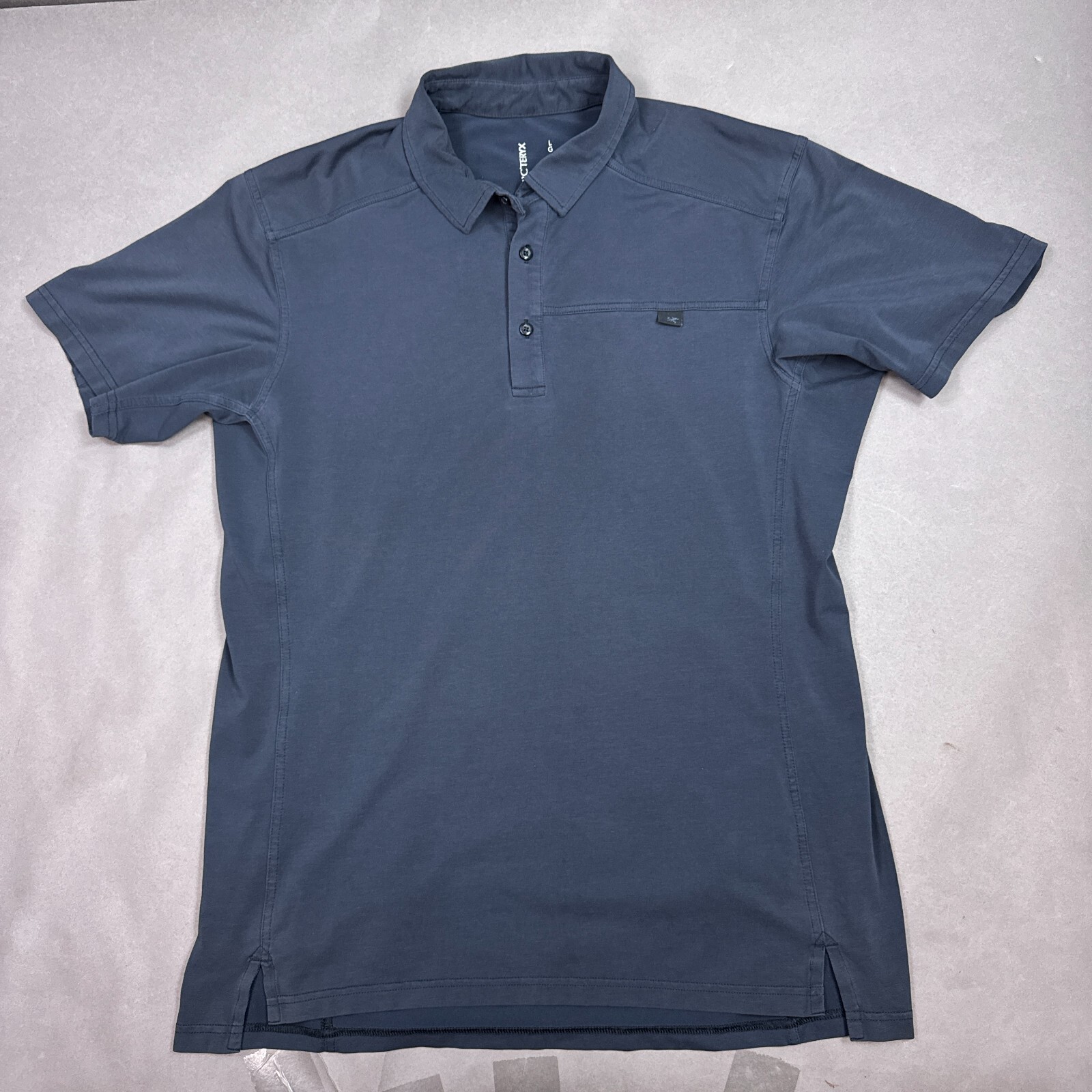 ARC'TERYX Arcteryx Camicia Uomo Grande Nera Prigione Polo Lavoro Ufficio Escursioni Vedi Descrizione