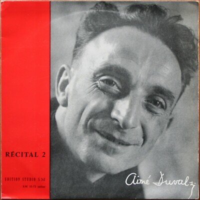 AIME DUVAL / LE PERE DUVAL Recital 2 25CM STUDIO SM 33-72 Vinyl FAST NEU