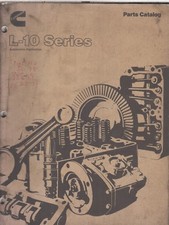 Cummins L-10 Series 10.0l Diesel Engine Original 1983 Factory Parts Catalogue