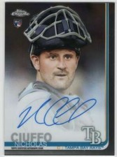 2019 Topps Chrome Rookie Autograph AUTO #RA-NC Nicholas Ciuffo Rays 