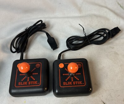 2 Suncom Slik Stik Joystick Controller for Atari 2600/Commodore 64  Arcade Stick