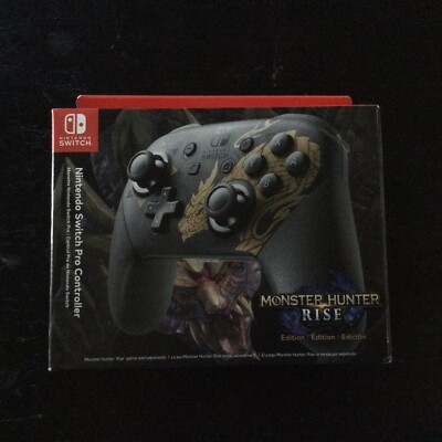 Nintendo Switch Pro Controller - Monster Hunter Rise Edition (READ DESCRIPTION)