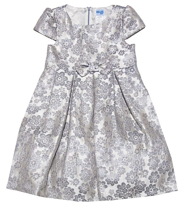 Silver 4 Size Winter Dresses for Girls