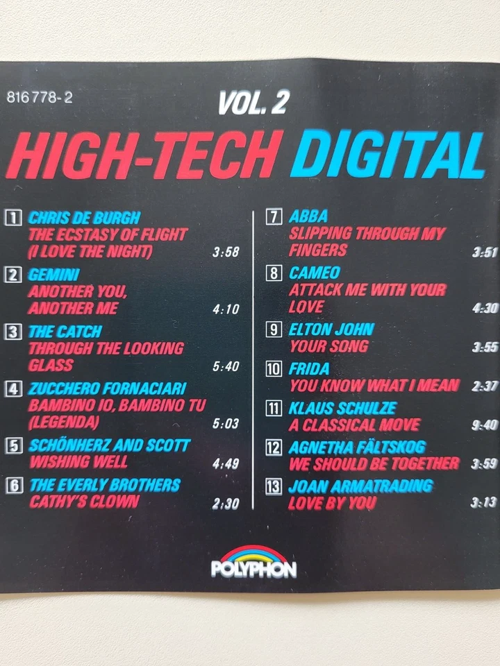 HIGH-TECH DIGITAL Vol. 2 CD: Gemini, Frida, Joan Armatrading, Schönherz & Scott - Bild 2 von 2