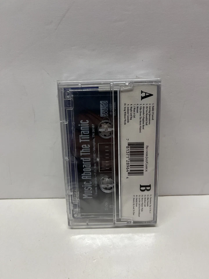 Vintage Cassette Tape Music Aboard The TITANIC ISC-2896 (1997) - Image 3 of 3