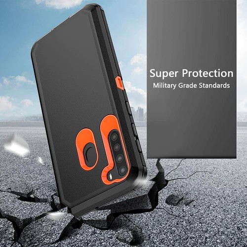 Pour Samsung Galaxy A21 Coque Coque Téléphone Résistante + Verre Trempé Ecran Vitre - Photo 15 sur 27