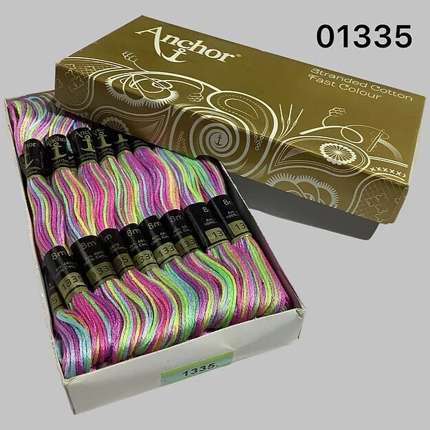 Anchor Threads Stranded Cotton Thread Floss Cross Stitch Embroidery Shade 1335 - Image 2 of 3