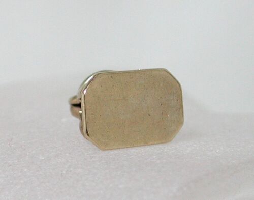 9ct Gold Seal Fob Shaped Charm 1950's Vintage 22950 - Picture 3 of 3