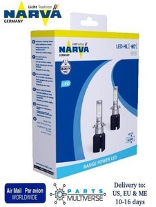 NARVA H7 LED Range Power 6000K 180053000 16W 12V PX26d 2 bulbs