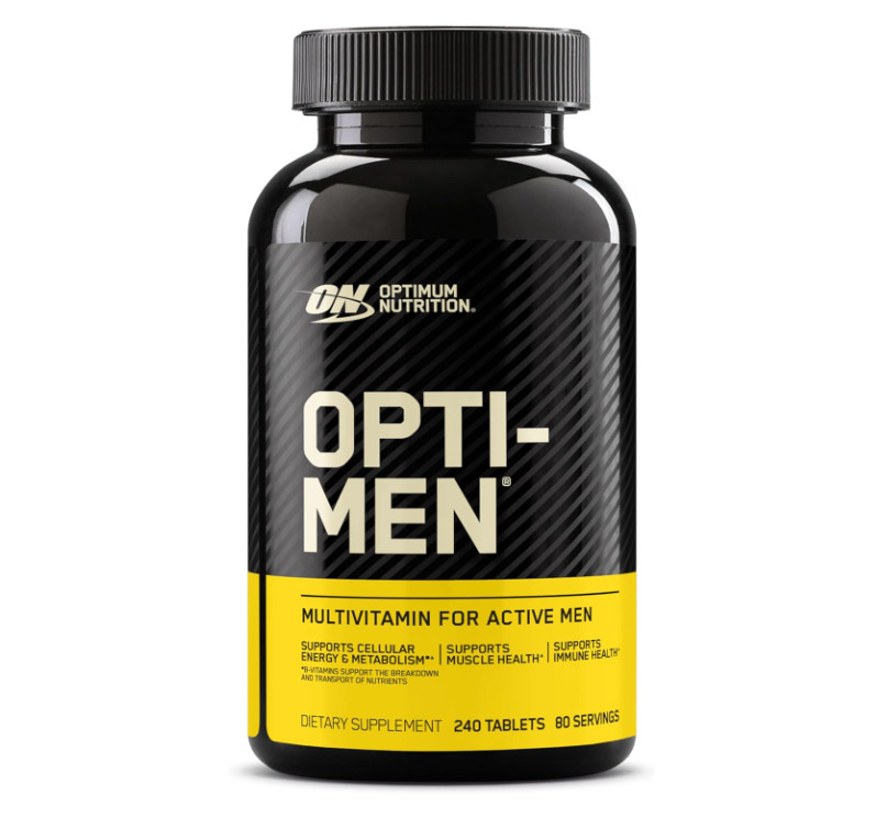 Suplemento multivitamínico diario Optimum Nutrition Opti-Men, 240 unidades