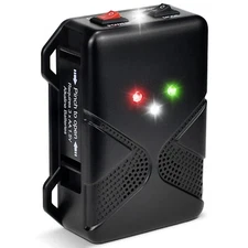 Under Hood Animal Repeller Battery Operated Rodent Repellent Ultrasonic Rat D...