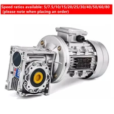 1pc new RV110-3KW/100 B5 hole 42 worm gear reducer motor