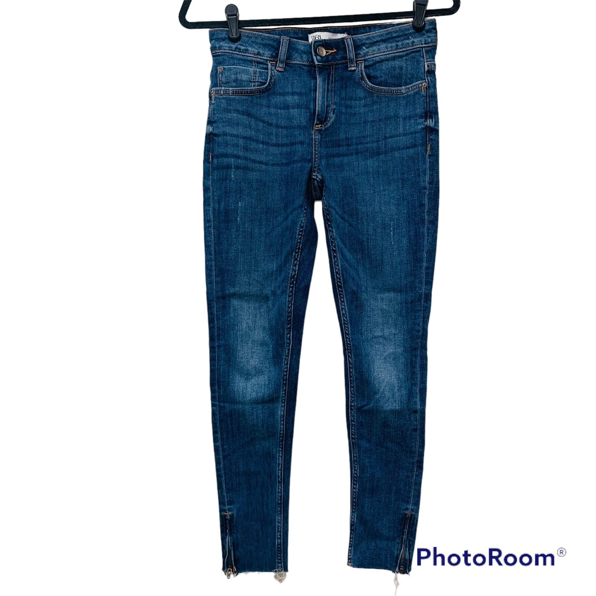 Zara clearance zipper jeans