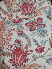 Pottery Barn Red Floral Butterflies 1 Euro Sham & 2 Standard Shams