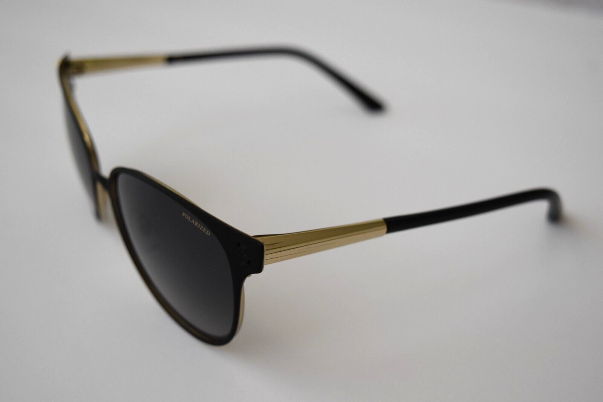 Versace‎ MOD 2168 1377/T3 Polarized Sunglasses Black Gold Medusa Cat Eye 57mm Amazon.com: Versace Woman Sunglasses Black/Pale Gold Frame  main image 4