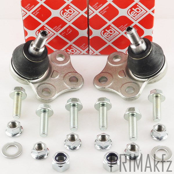 2X Febi 39493 Traggelenk Vorne FüR Renault Fluence Megane III CC Scenic III-image