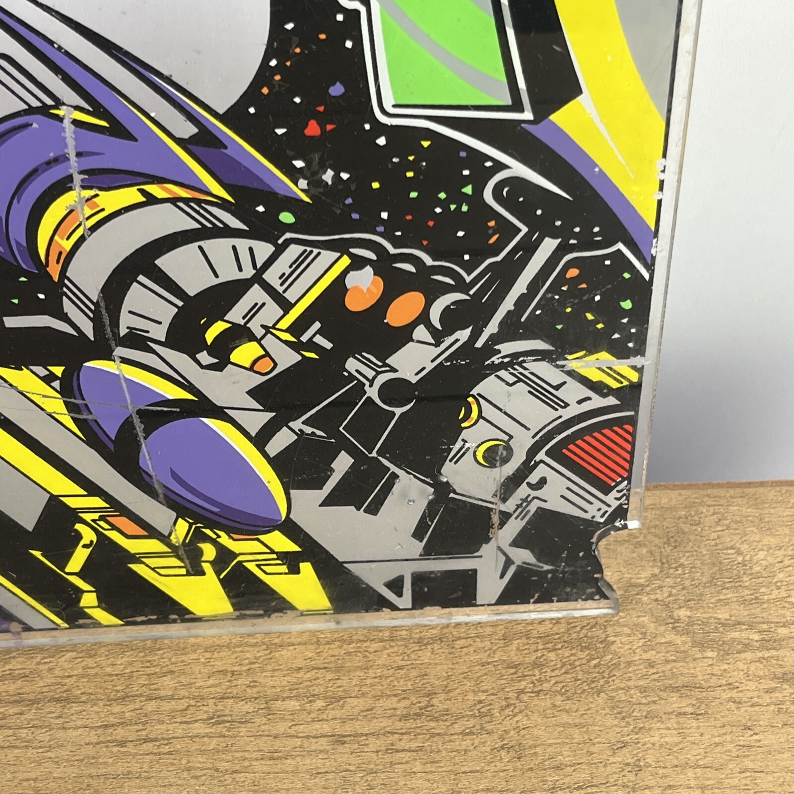 Vintage Space Invaders 1980’s Bally Midway Monitor Screen Original 25”x26”