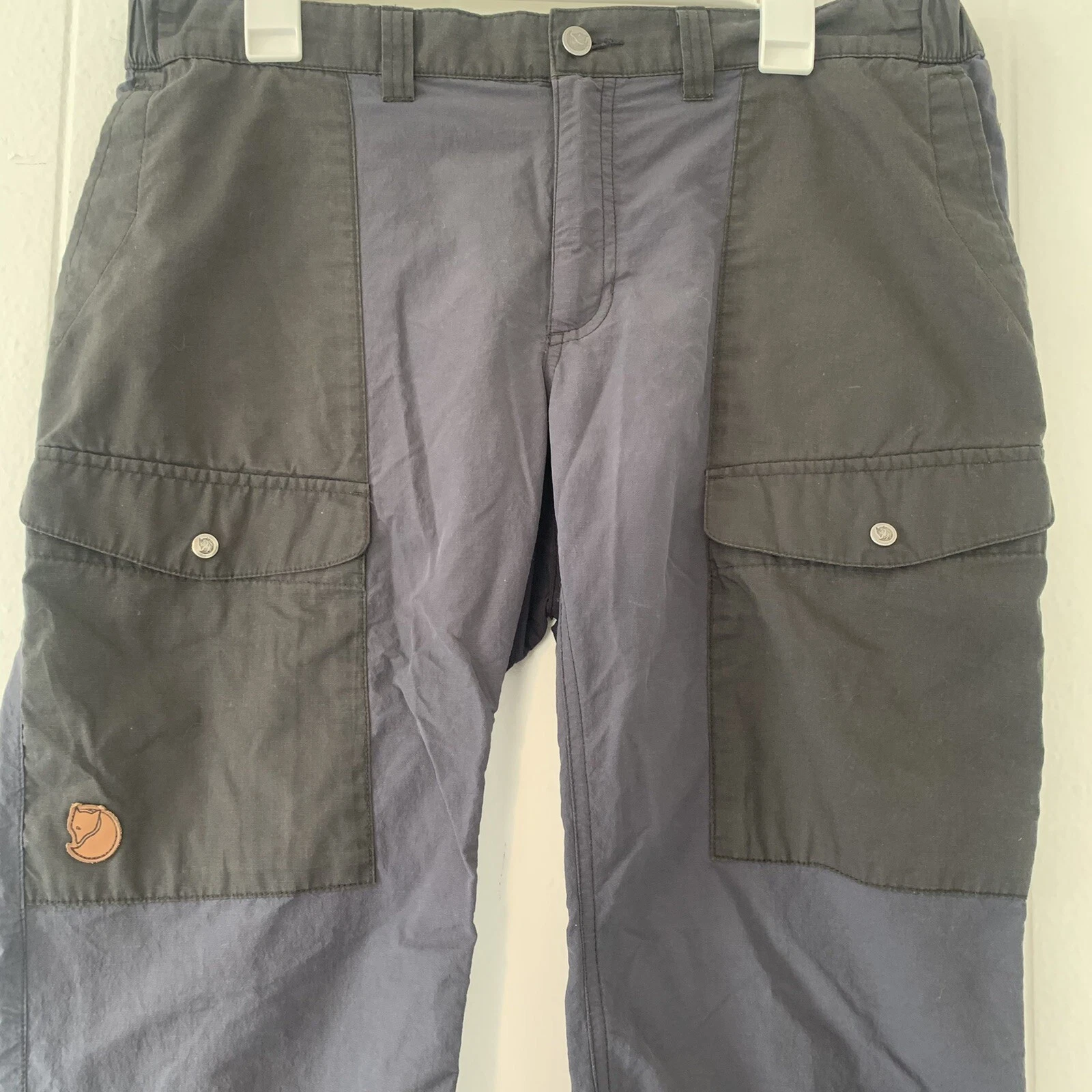 fjallraven 34 capri cropped abisko hybrid knickers black pants