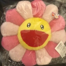 New Takashi Murakami Pink Flower Cushion Pillow plush 30cm Complex kaikai kiki