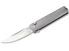 BOKER PLUS® Kwaiken Flipper Titanium Pocket Knife 3.03" S35VN Blade - 01BO619