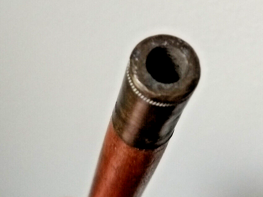 Vintage original 3part wooden 3 ft Snooker Cue, brass fittings