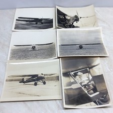 VINTAGE Photos Lot 6 Cessna Airplane 8 x10 History Professional Man Photo