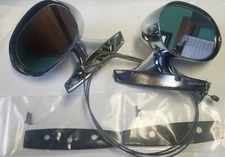 Fits 71 72 73 74 E-Body Challenger 71 72  B-Body Pair of Chrome Mirrors NEW